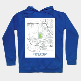 Map Desing of Portman Road Hoodie